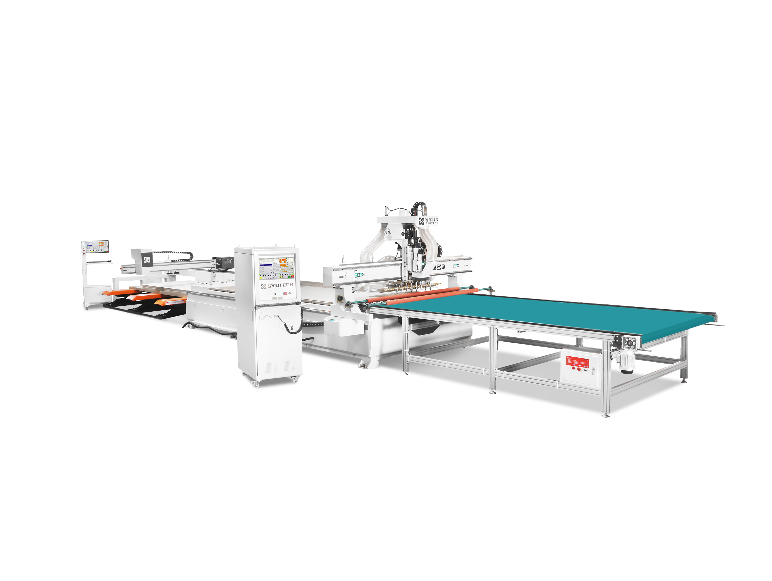 CNC Nesting Production Line HK-6 with Automatic Labeling Integration