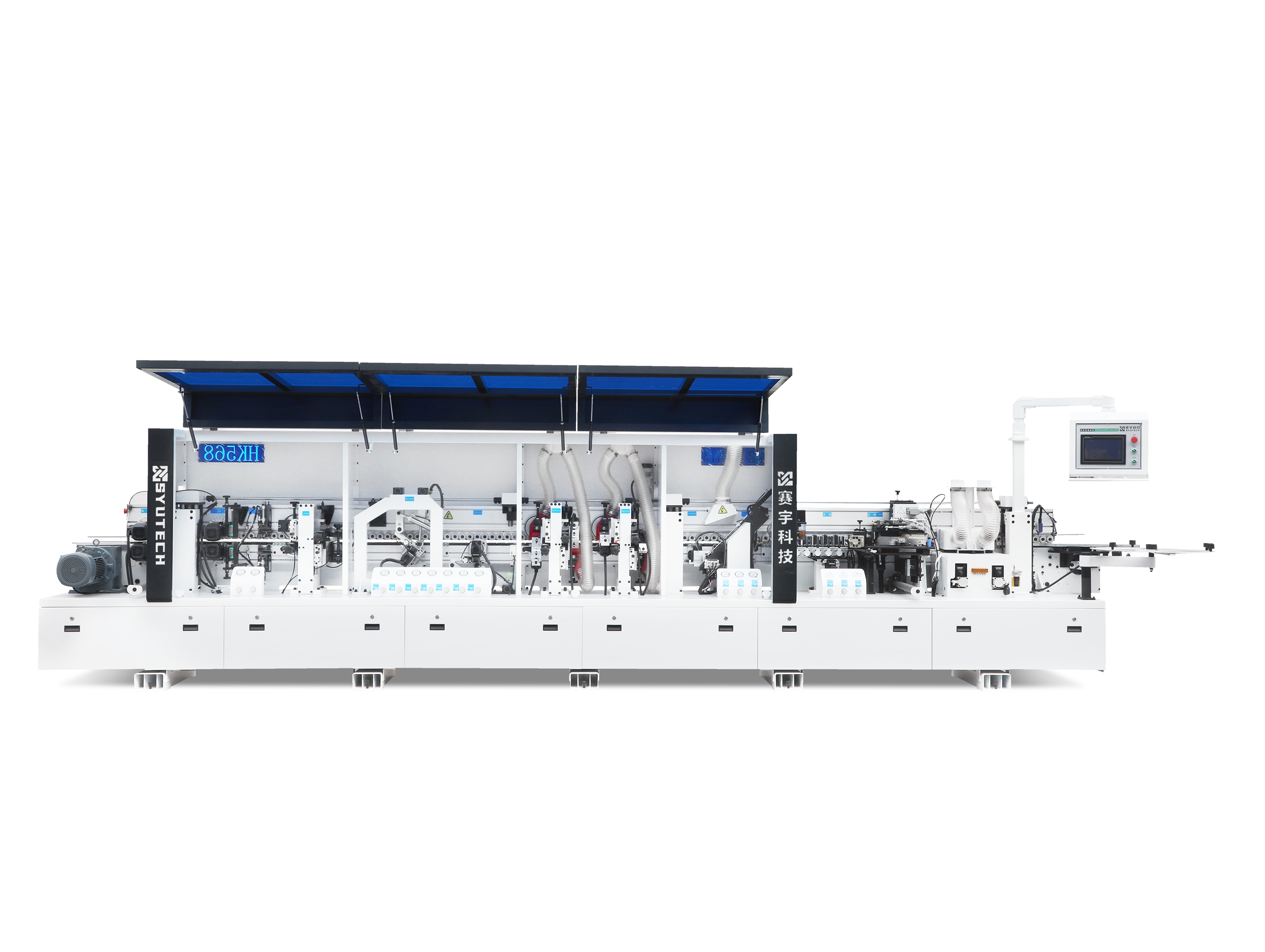 SYUTECH 568 edge banding machine with thick steel plate frame