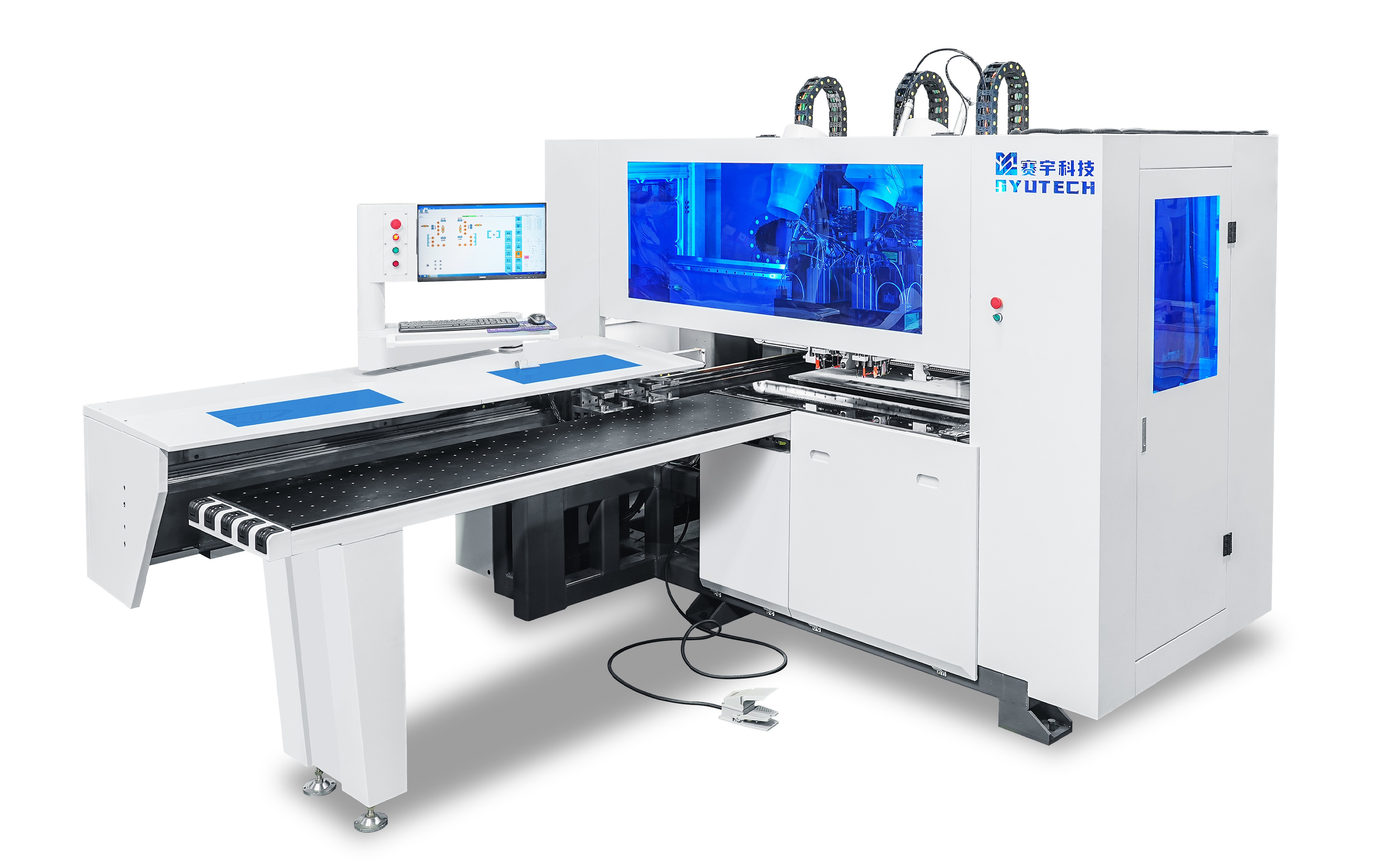 SYUTECH CNC six side drilling machine processing panel