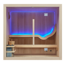Indoor traditional sauna room OFS04-2 with Harvia 8kW stove
