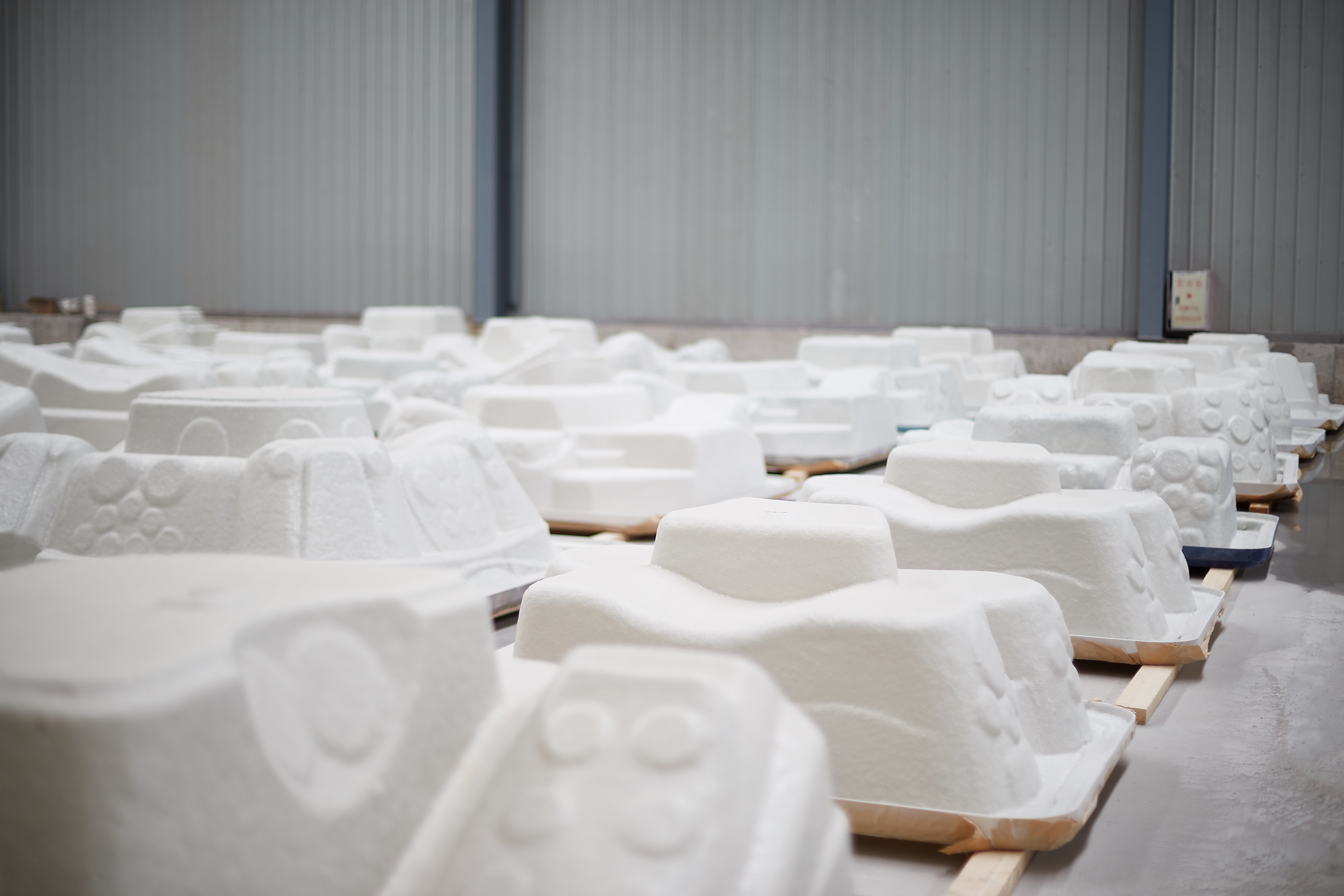 Sauna room production line at OCEAN FUTURE factory