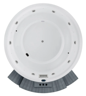 MEXDA swim spa model WS-CP3200 with acrylic shell and integrated control panel