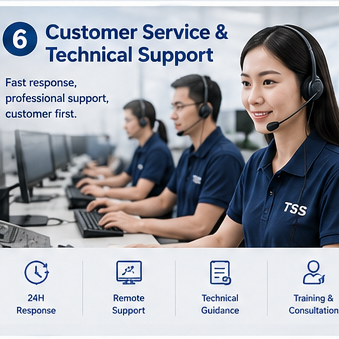Customer service and technical support for plastic tote specification, sampling and quotation requests