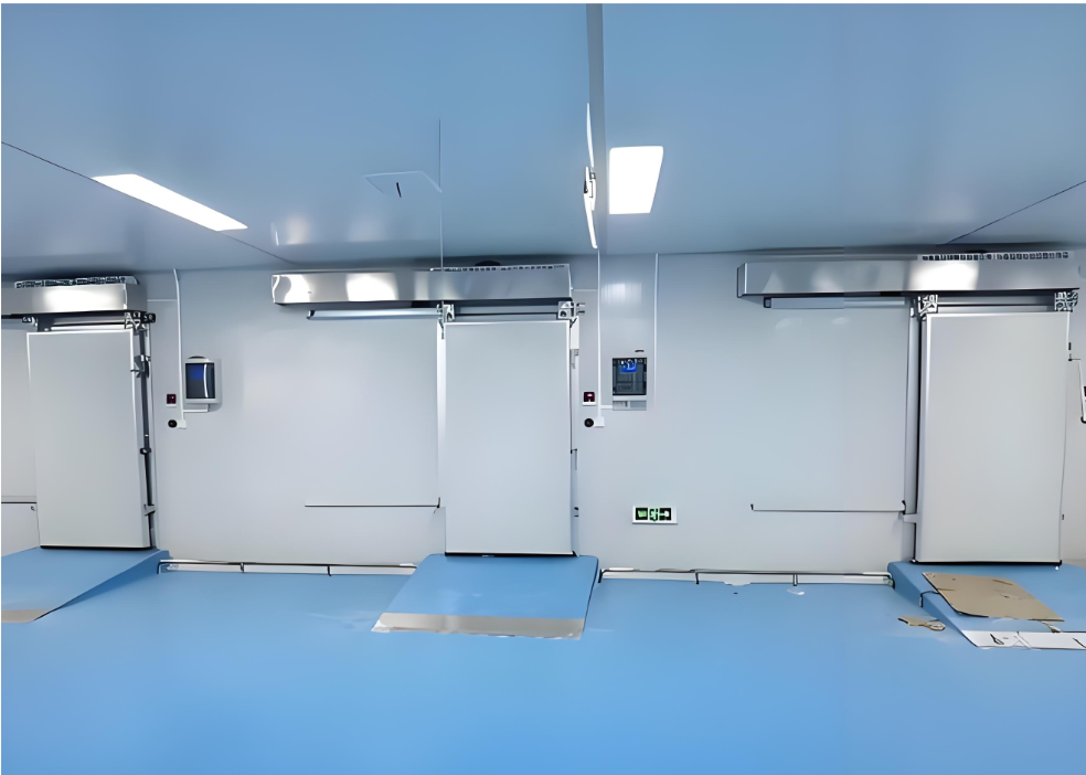 Cold storage panel application in a pharmaceutical warehouse
