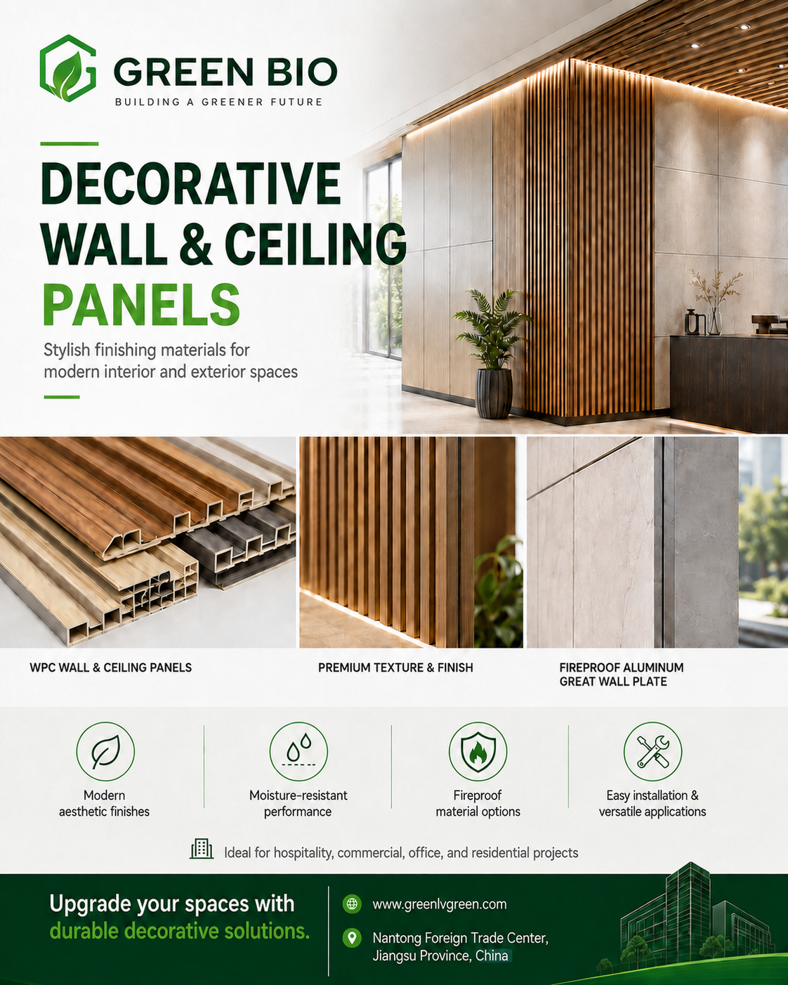 Decorative wall panel application using wood-based plywood