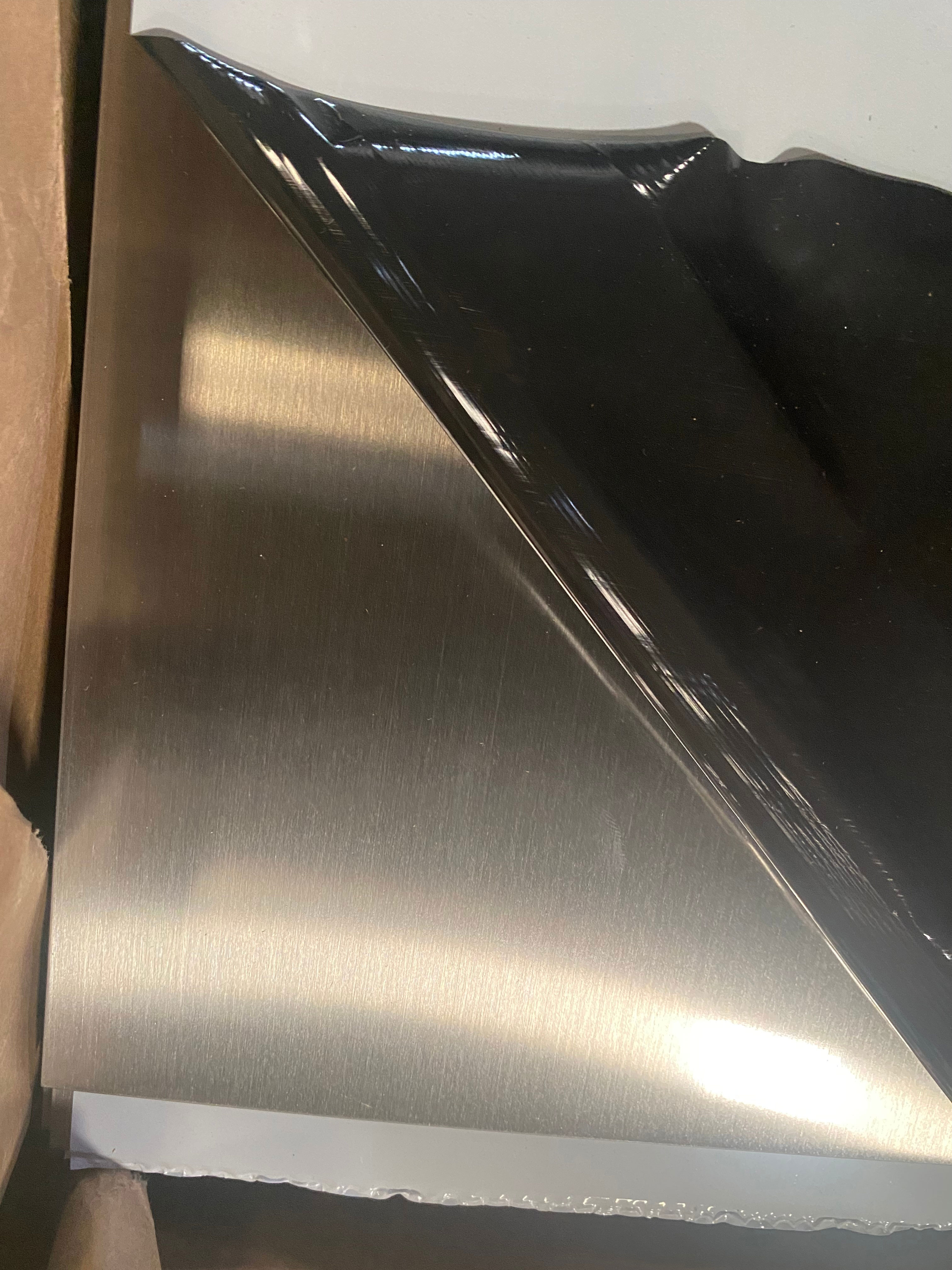 Hairline silver stainless steel sheet for commercial use