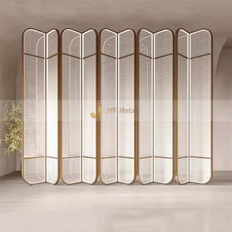 Stainless steel glass screen partition