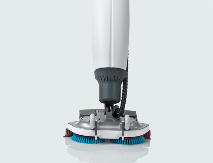 Floor scrubber machine powered by Wuxi Speedup pancake motor