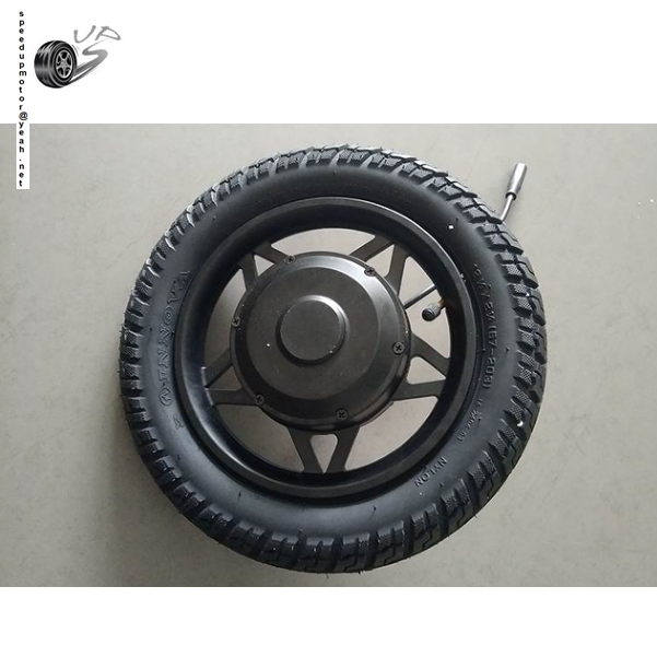 SA06 12 inch electric cart wheel motor - rear view