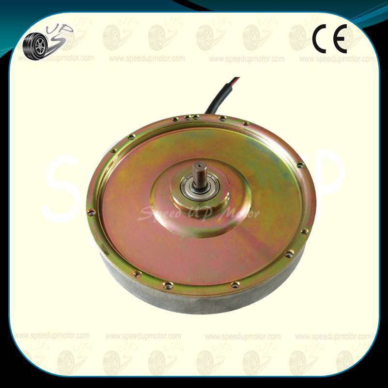 36V300W DC brush pancake motor for powered wheel 150SN-A