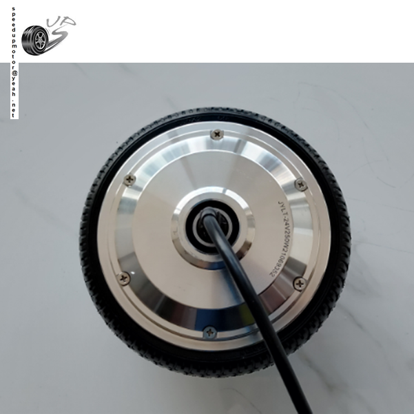 Brushless powered wheel motor for robotics