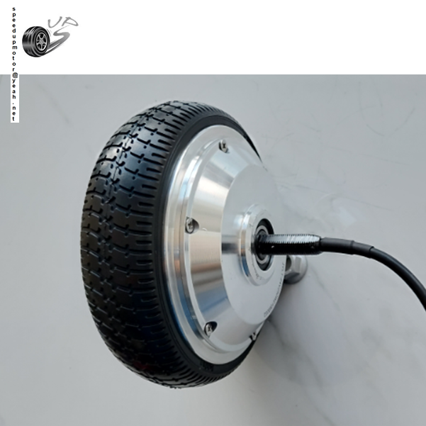 Wheelchair booster attachment with hub motor