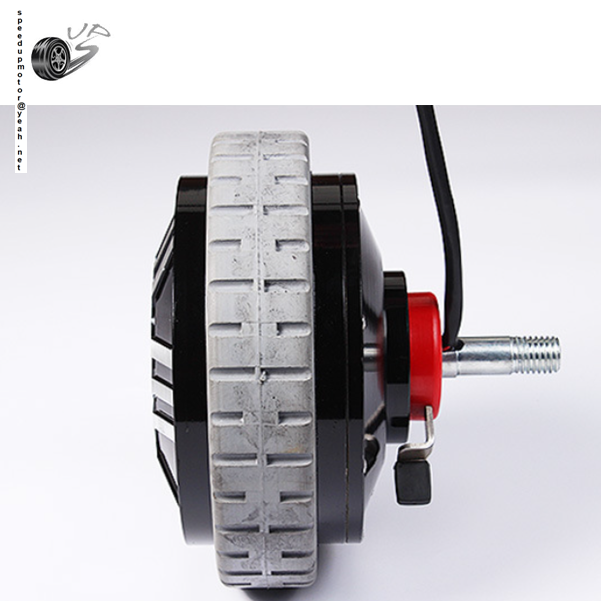 Powered wheel assemblies on a light electric mobility scooter used in industrial and institutional settings