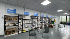 Full range of digital inkjet printer printing sample display wall