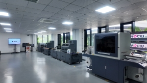 single pass digital printers showroom