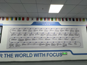 Company Culture Wall: Company Development History