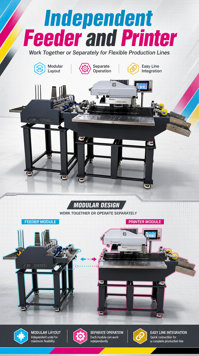 optional to fit auto feeding system as customer's material demands