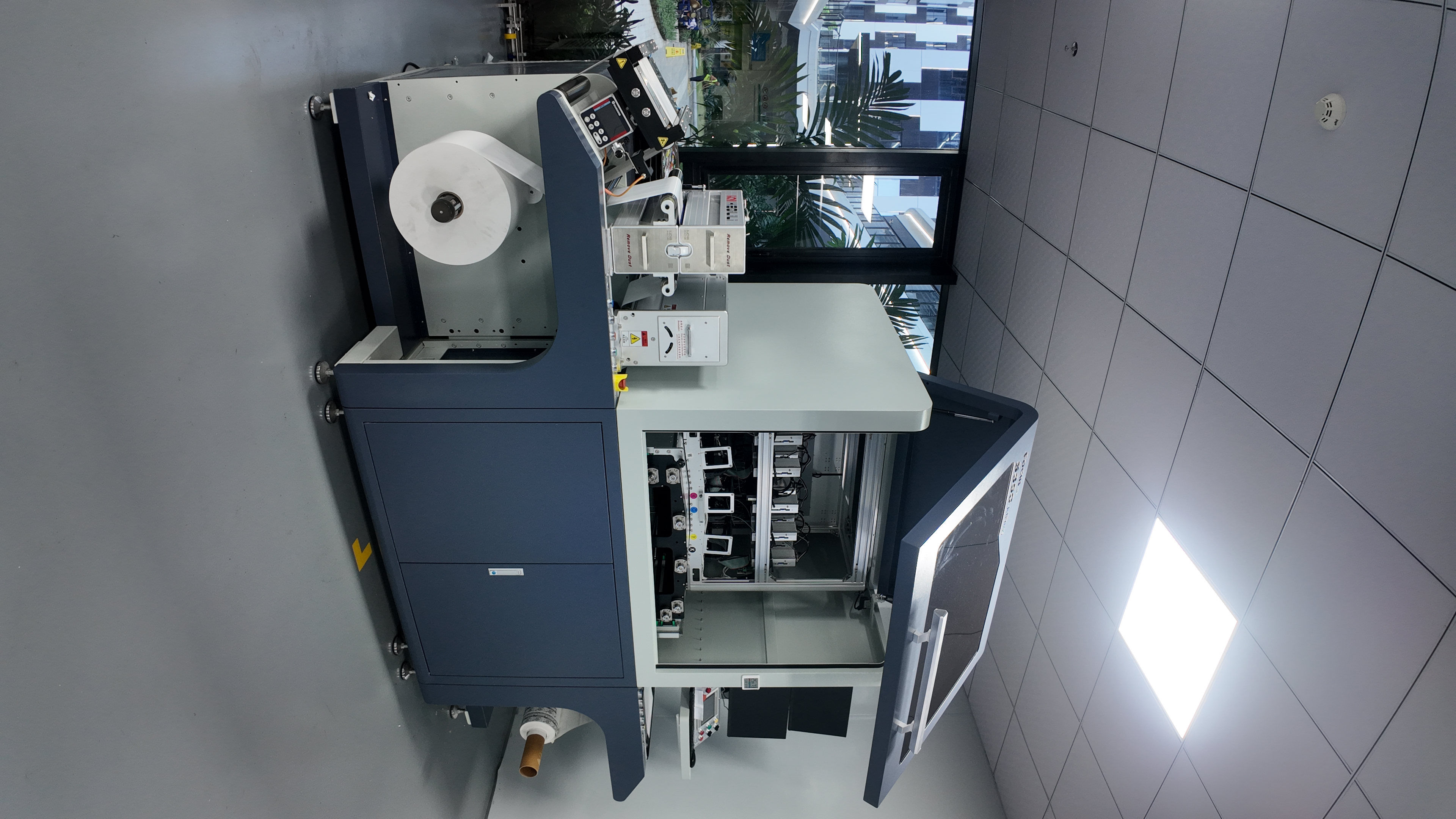 fast speed roll to roll uv single pass printing machine for IML printer
