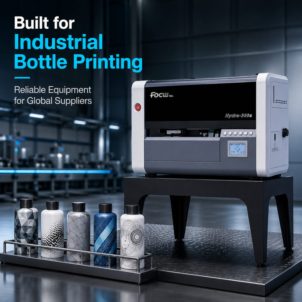 bottle printing machine for printing on most bottle types