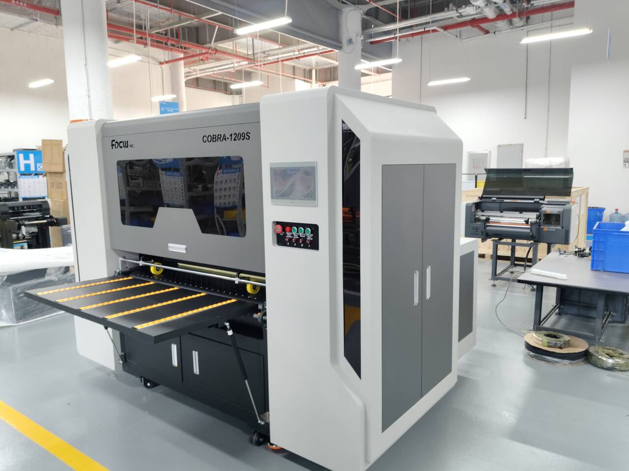 large format high producticity cardboard single pass digital printer