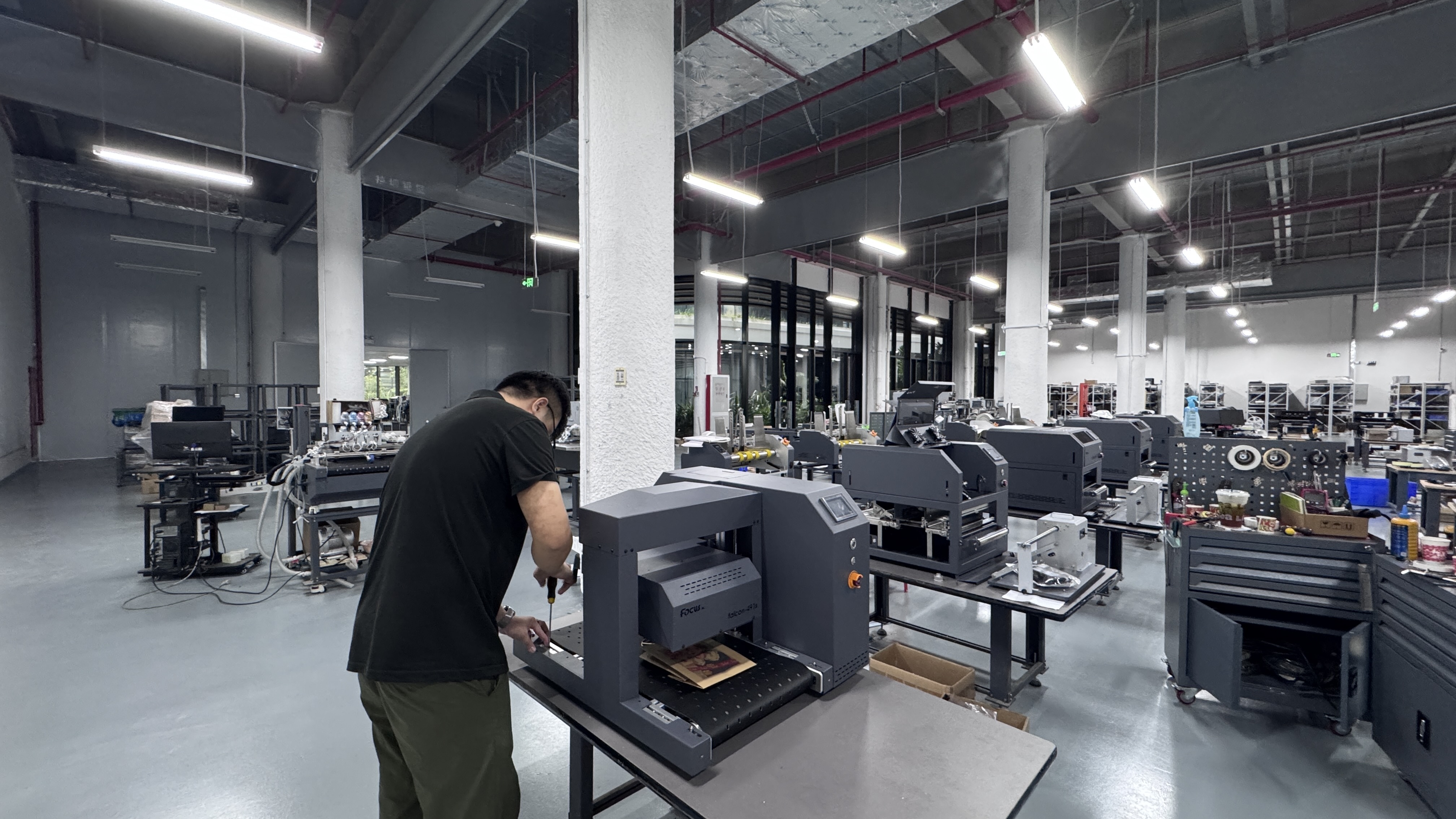 single pass printer strict quality control before delivery to customer