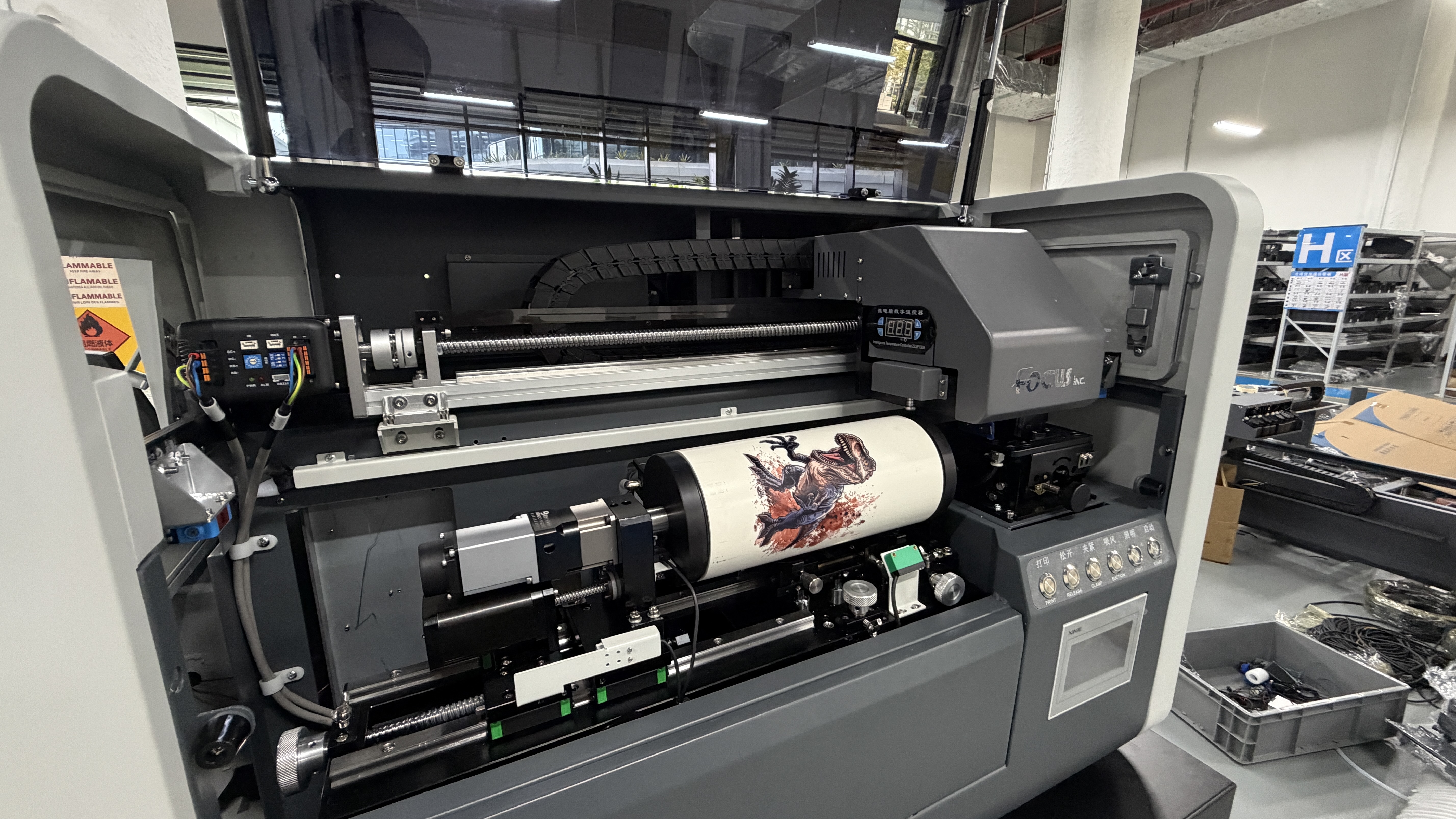 one pass uv bottle full printer