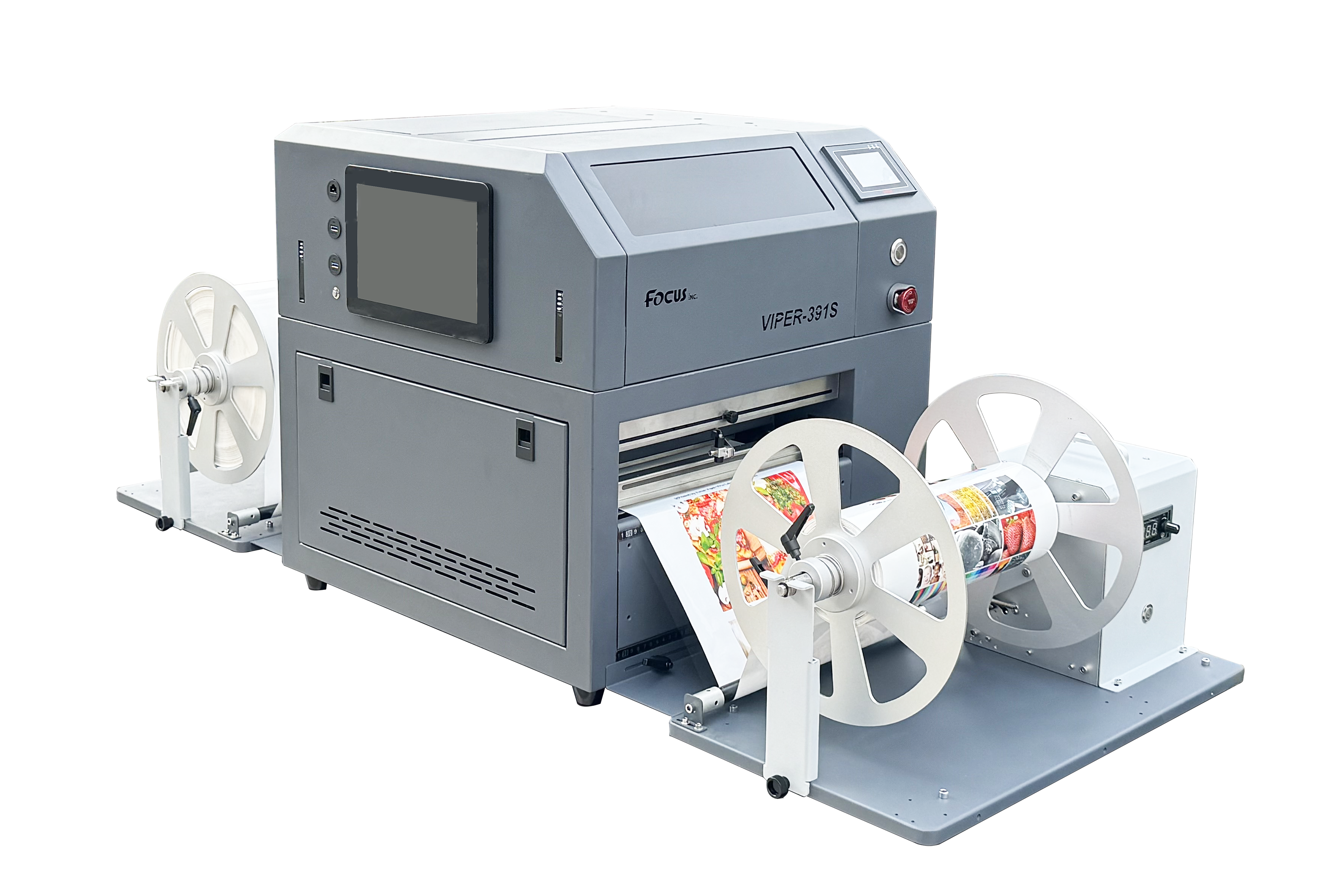 roll to roll sticker lable printing machine
