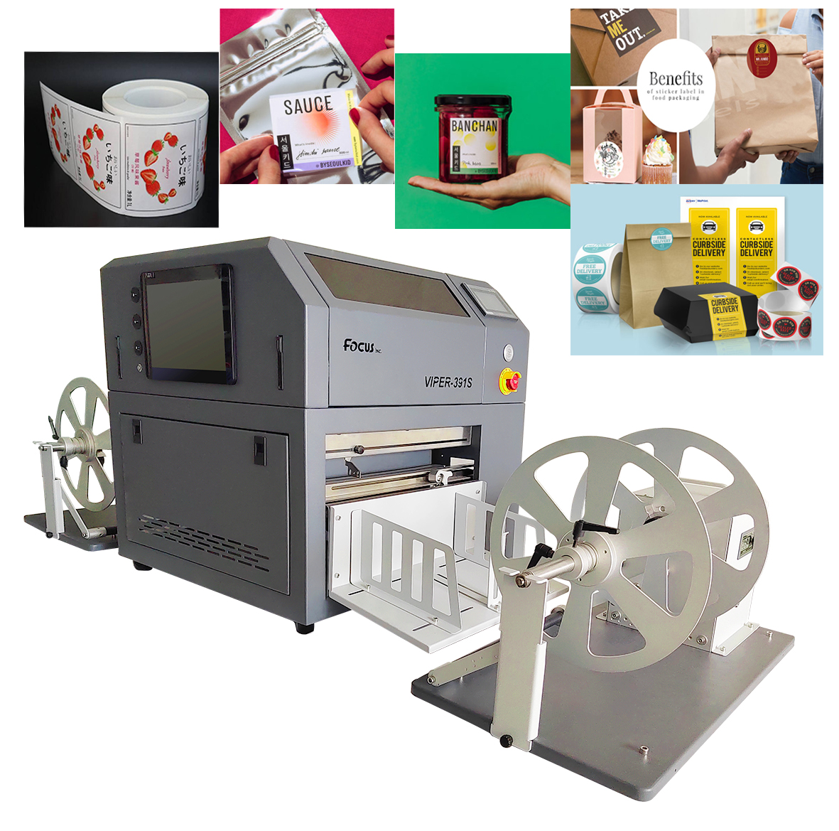 Viper-391S single pass label color printer