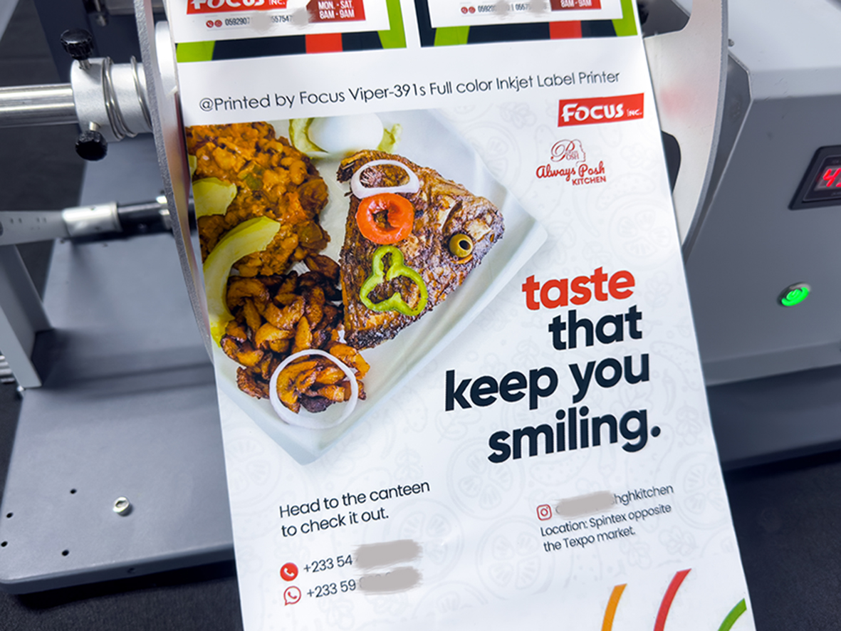 LABEL-PRINT-SAMPLE, sticker rolls, coated paper fast digital inkjet printing machine