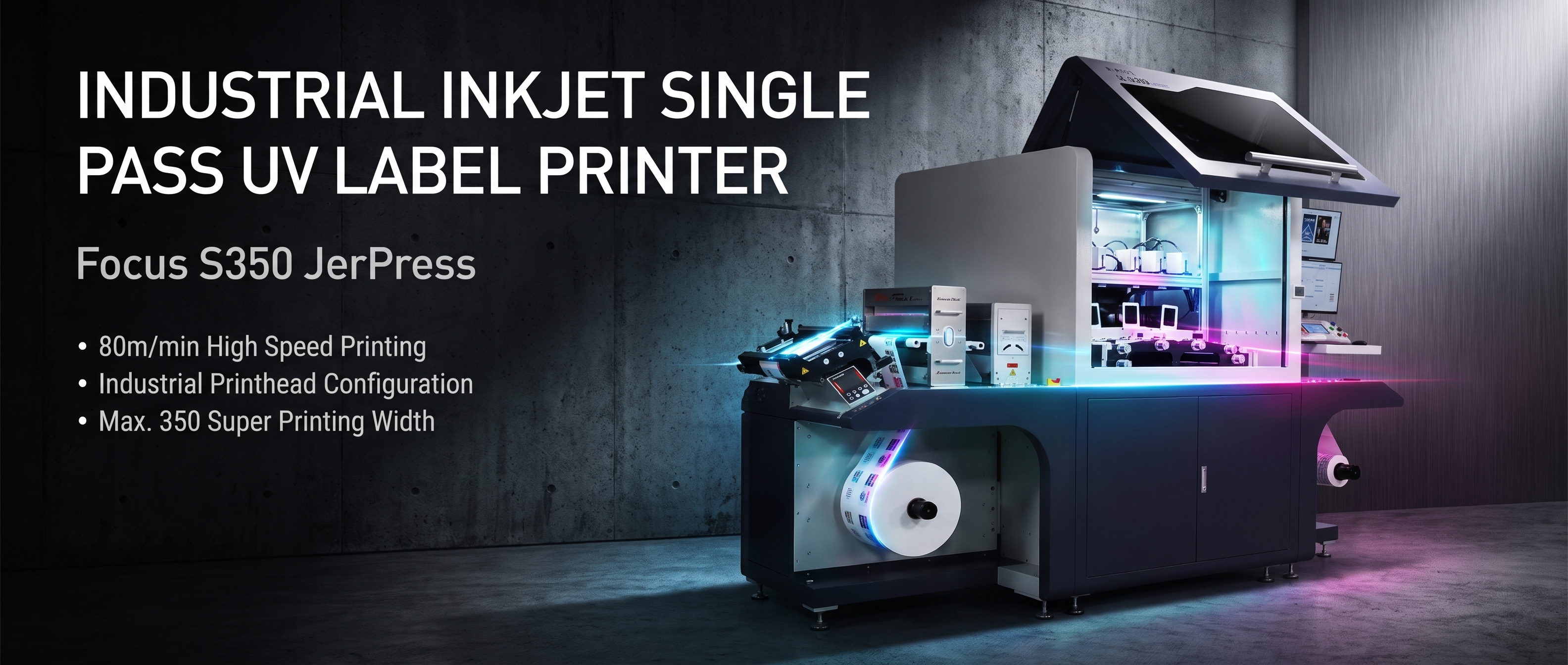 Focusinc_S350JetPress_Inkjet_Single_UV_Label_Printer 