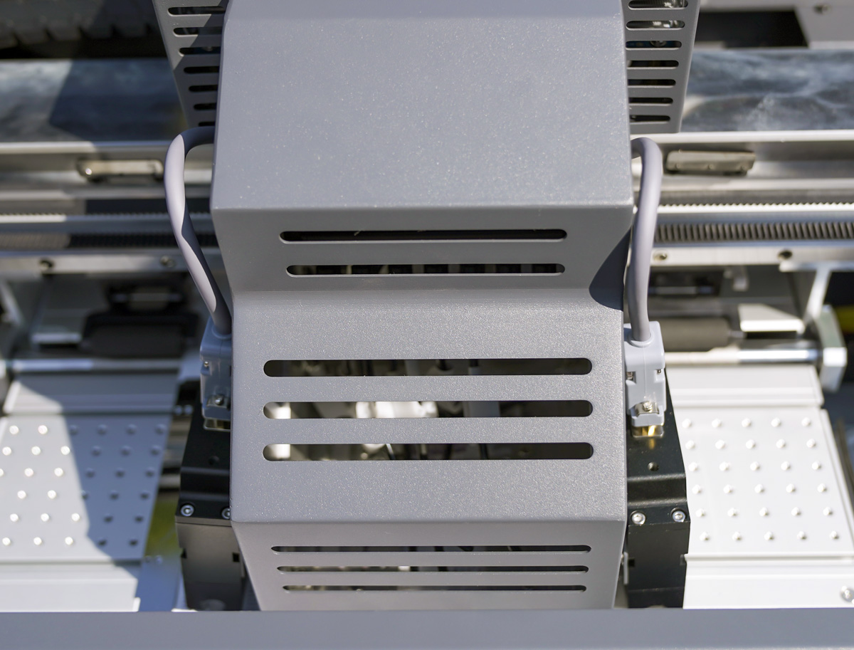 Dual UV LED Curing lamp can cure the ink after print efficaciously 
