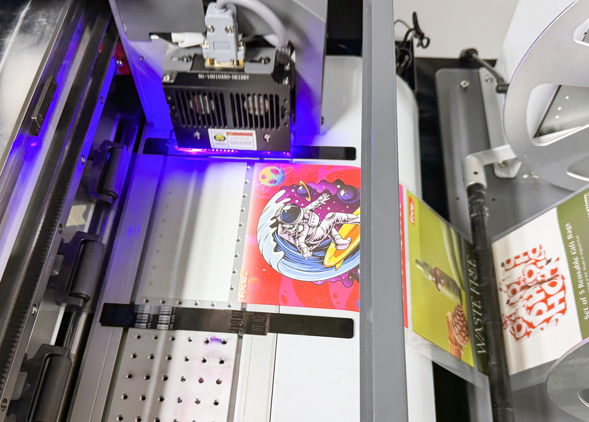 uv label printing machine printing process