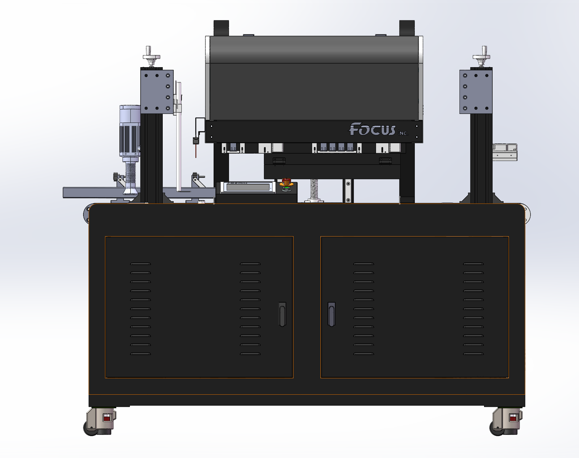 Compact UV single pass set printer with plasma pre-treatment on the containers and bottle cups side, then directly inkjet and UV curing