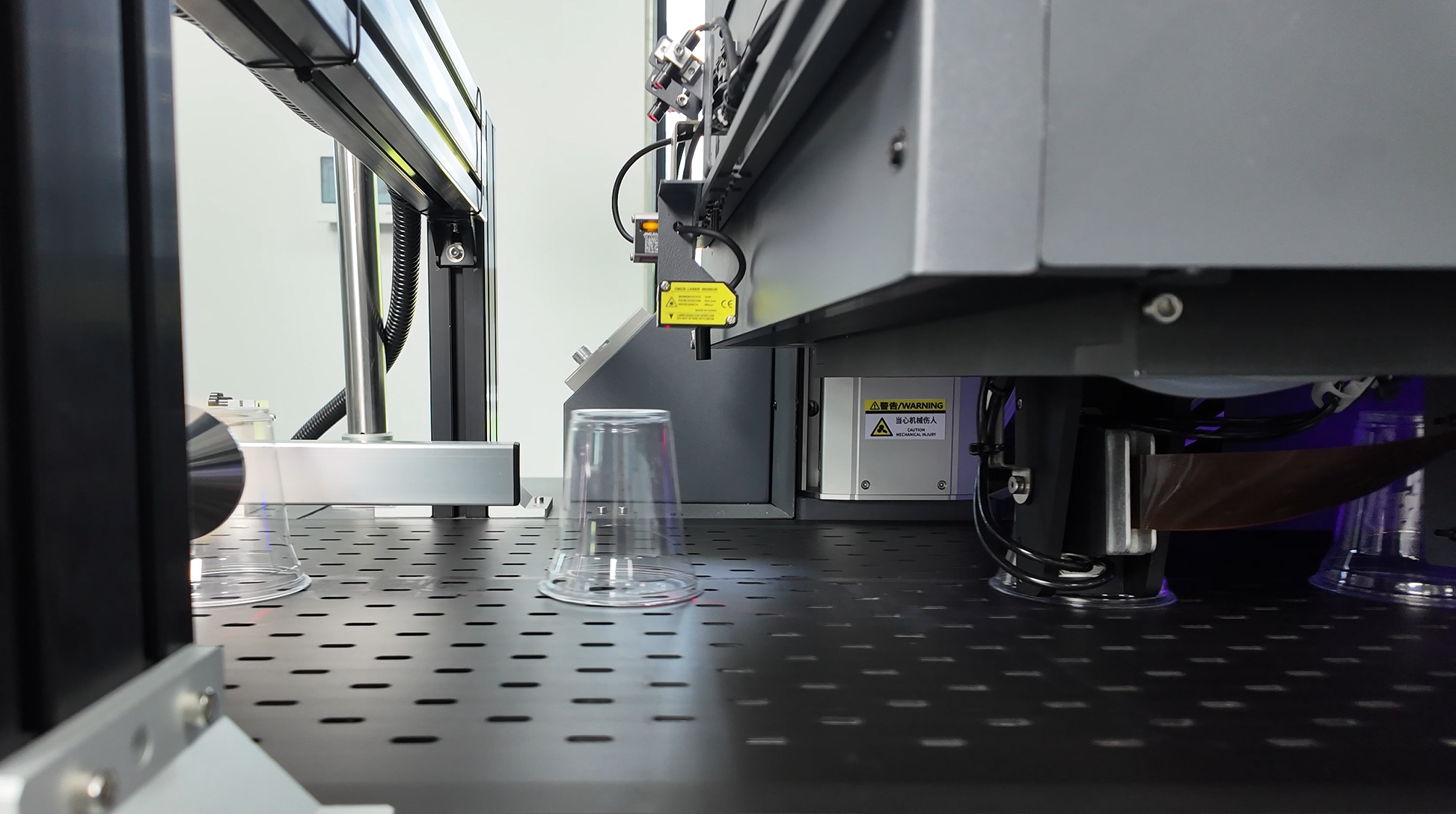 Single pass printing on disposable cup and food container packaging