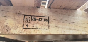Fumigated wooden pallet (for tiles)