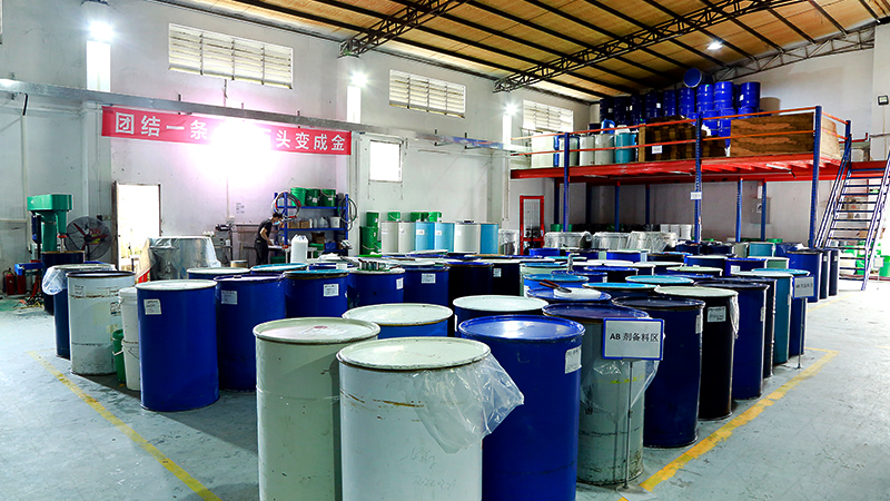 LSR production workshop at Dongguan Times Silicon