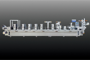 semi-rotary label printing machine