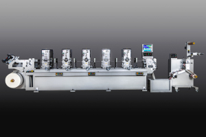 self-adhesive label press