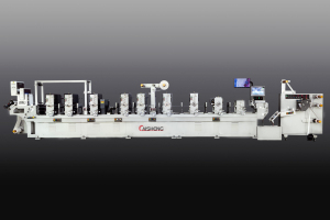 rotary label press