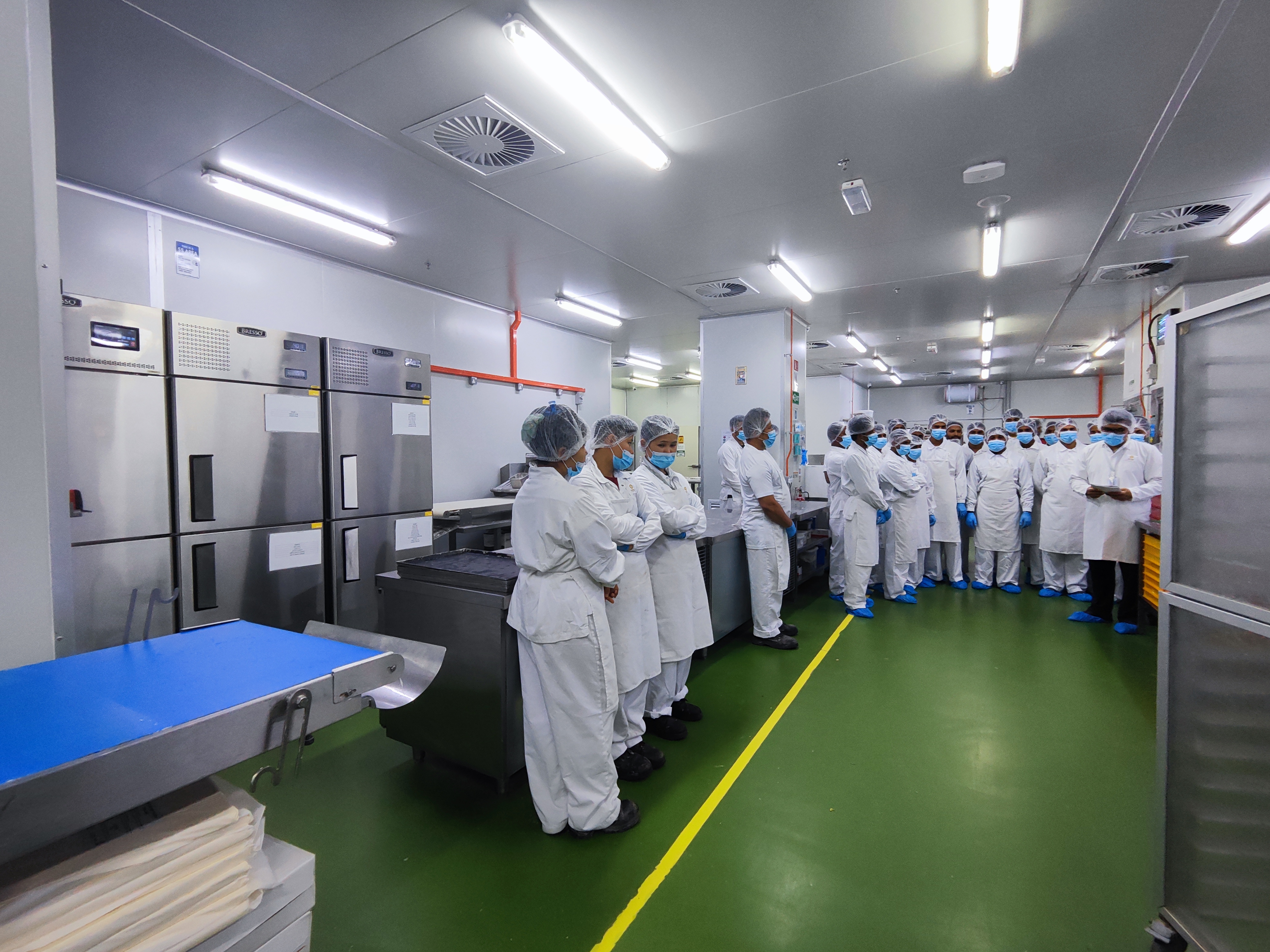 Deck ovens installed in a production bakery for high-volume soft bread and pastry baking