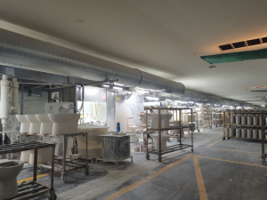 Glaze Spraying 