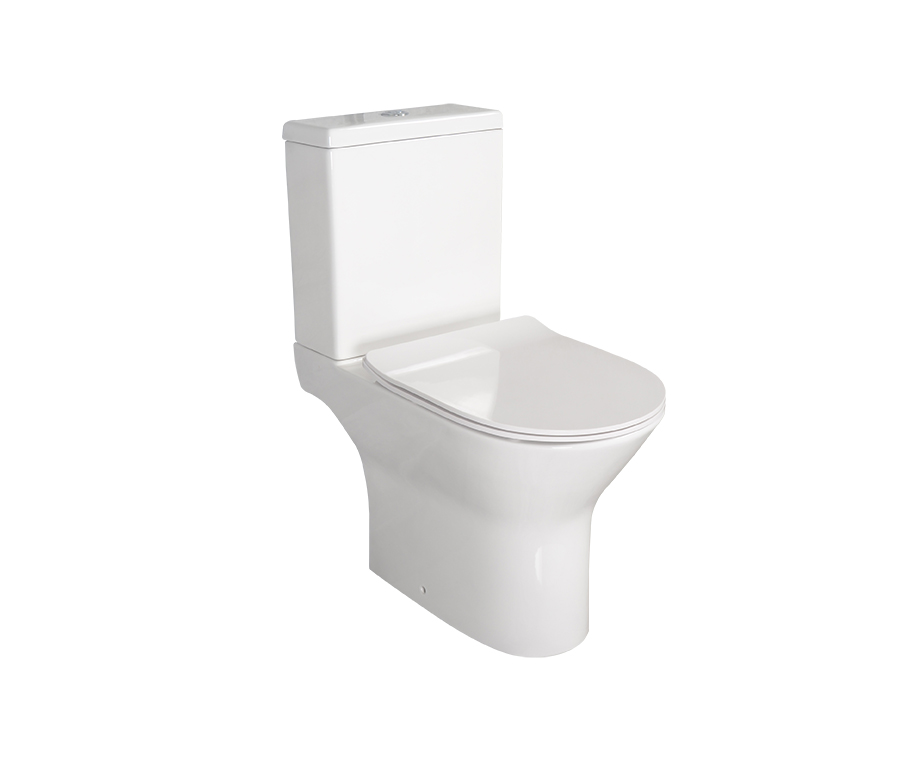 FTZ-2402 washdown ceramic toilet side view