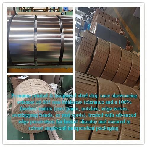 Precision joint-free anti-rust tinplate strip with single-coil packaging