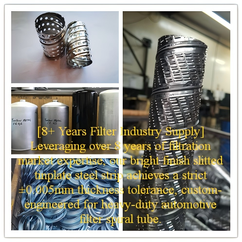 Filter-grade tinplate strip factory supply - precision slitting line
