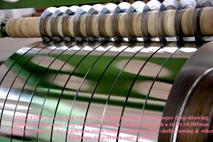 Precision Slitted DDQ & EDDQ Tinplate Steel Strip for Automotive Filters & Deep Drawing Hardware.