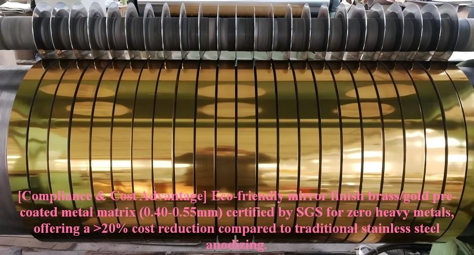 SGS certified eco-friendly mirror gold tinplate sheet for cost saving