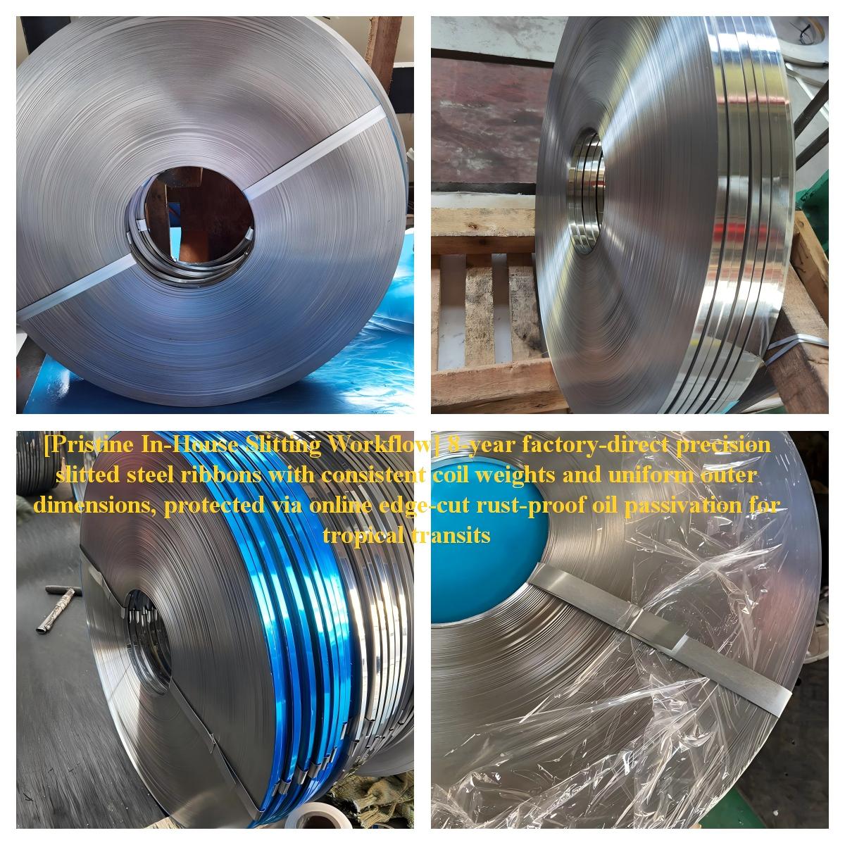 Slitting machinery for steel strip single pack