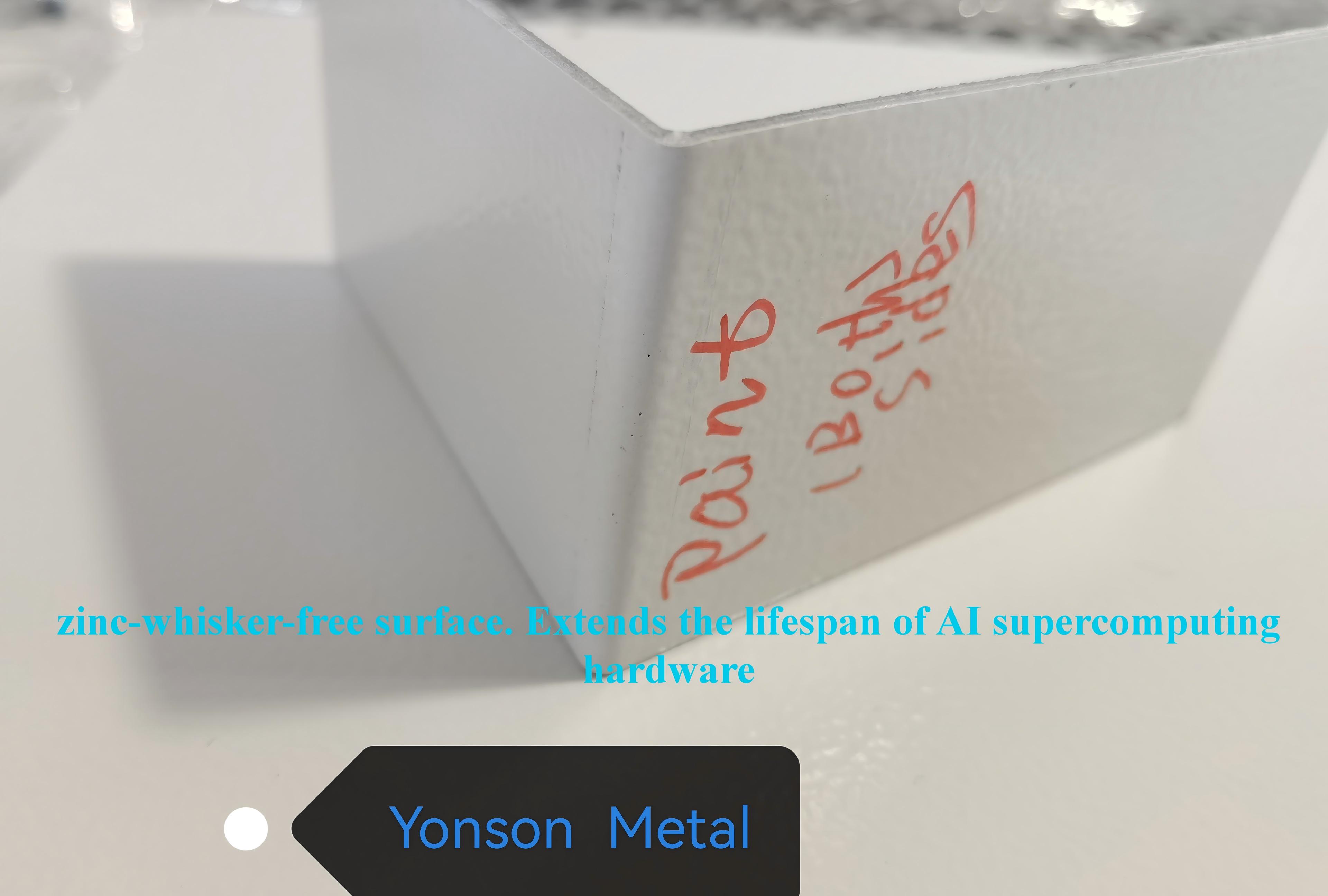 Anti-zinc whisker powder white coated steel coil