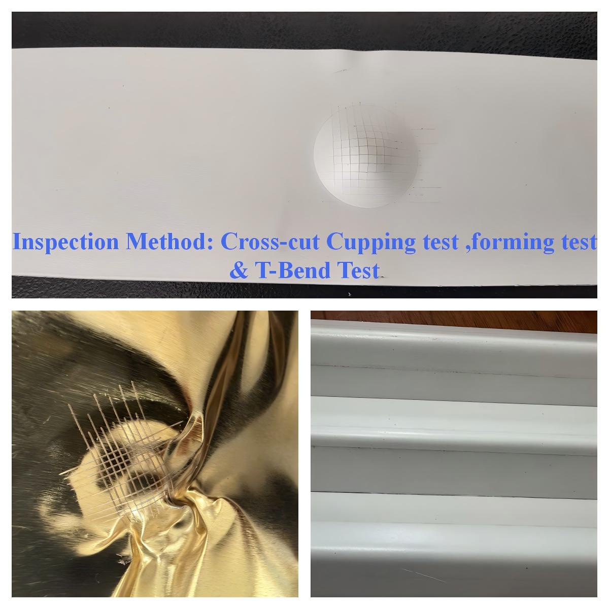 Batch sampling test for color coated steel coil