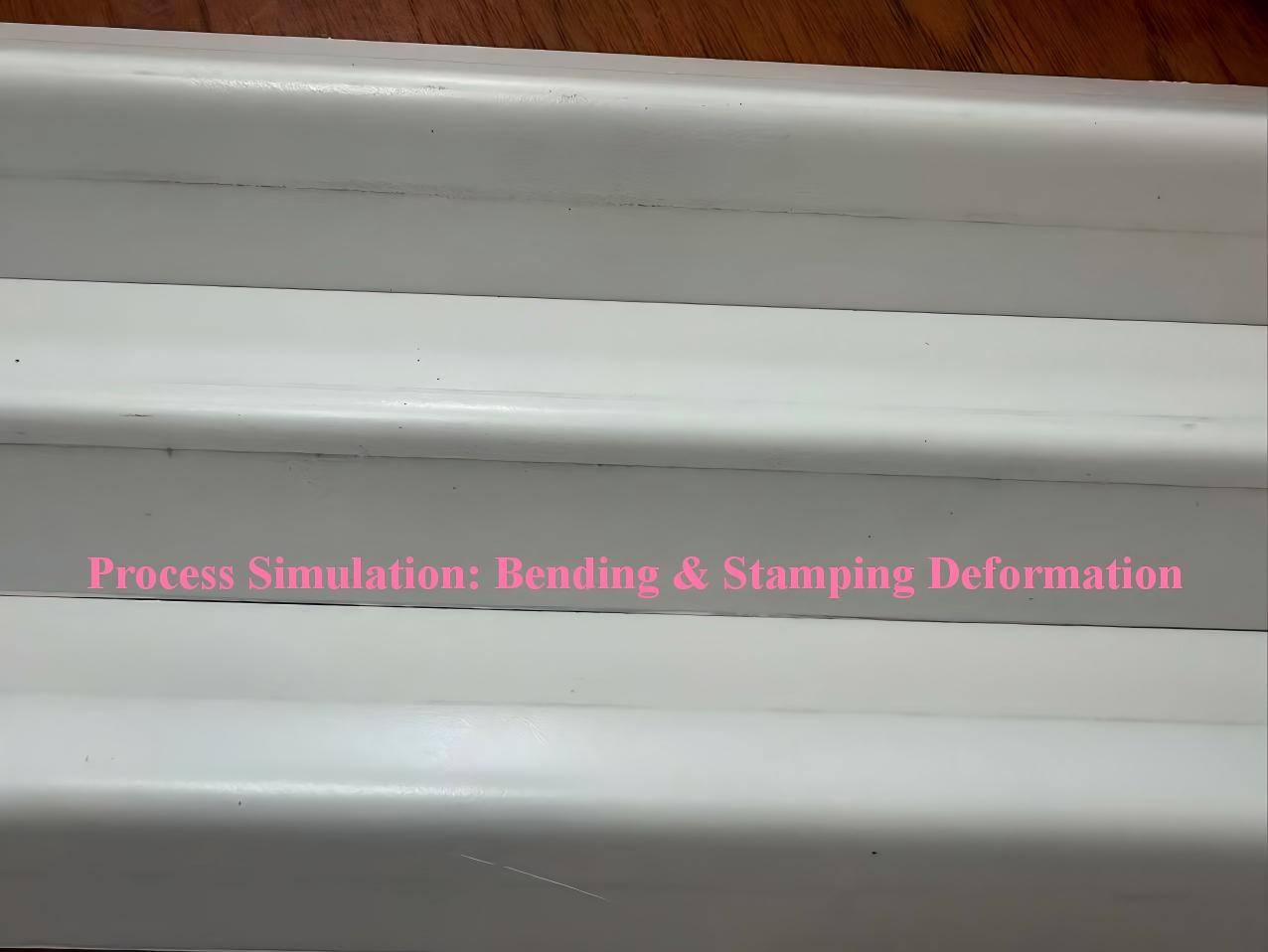 Color coated steel coil mechanical forming test for coating adhesion verification